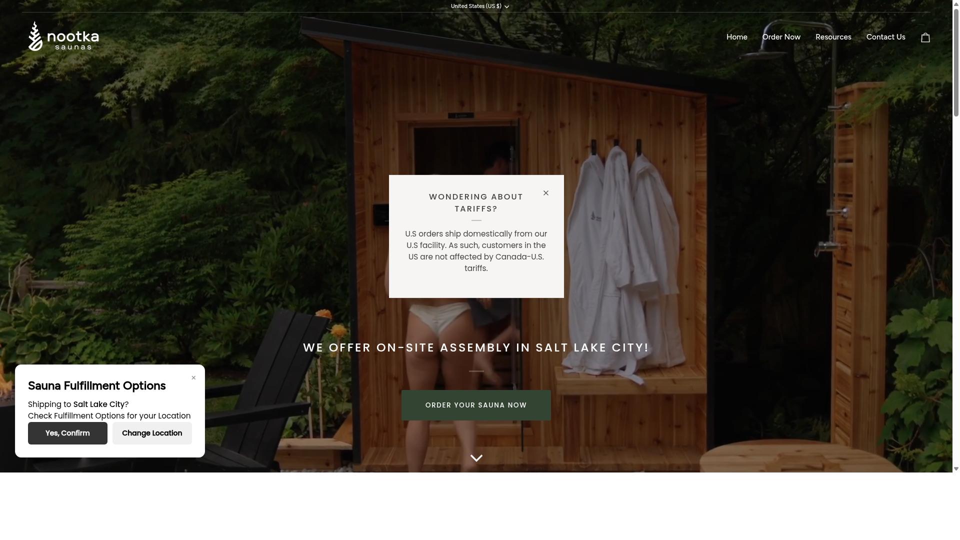 nükk sauna website
